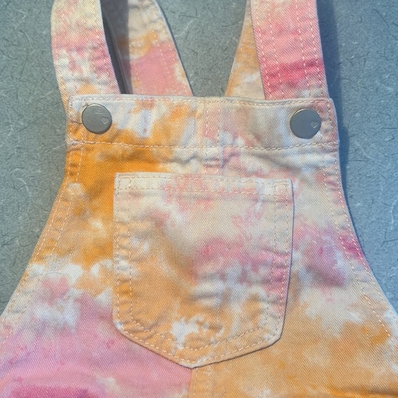 4/$15 the childrens place 3t shorts overalls pink - Picture 2 of 5